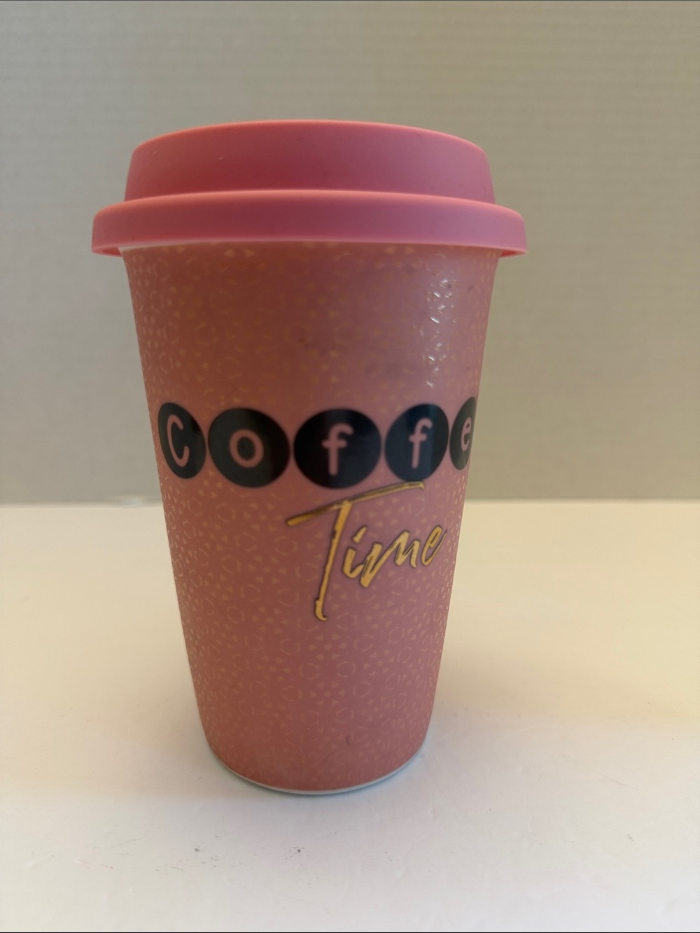 💕5/25💕Coffee Time Ceramic Reusable Travel Cup